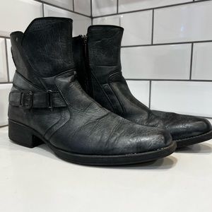 Rock & Republic Black Biker Dress Boots